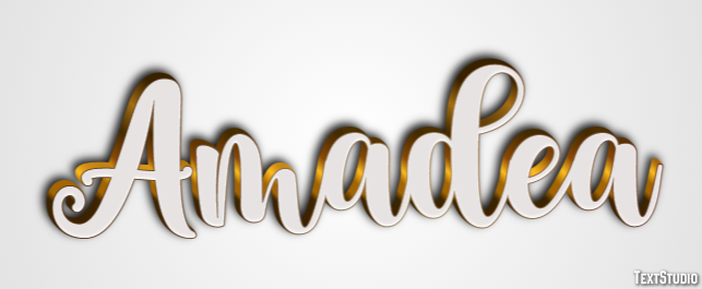 Amadea Efecto de Texto