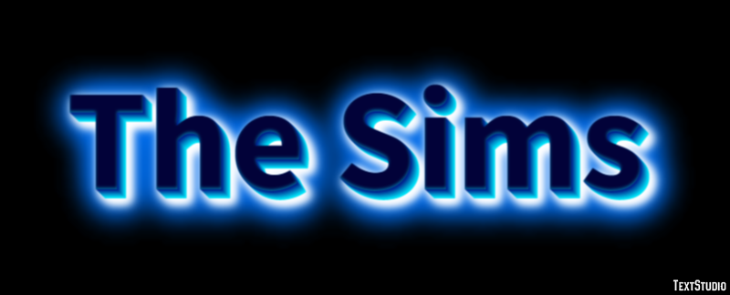 The Sims Efecto de Texto
