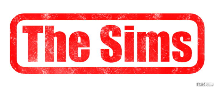 The Sims Effet de Texte