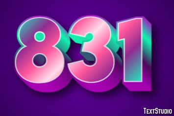 831 Text Effect