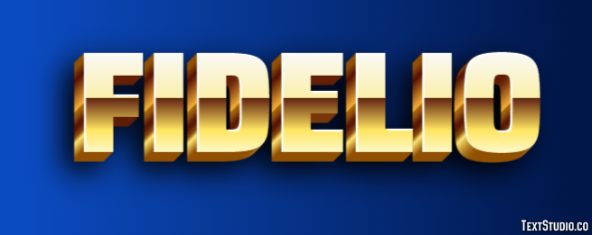Fidelio Effetto testo