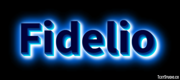Fidelio Effetto testo