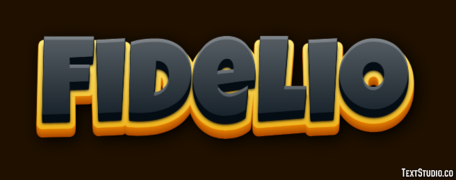 Fidelio Effetto testo