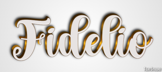 Fidelio Effetto testo