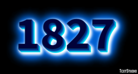 1827 Text Effect