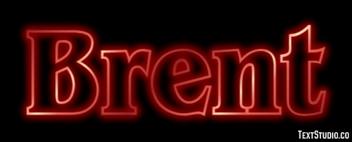 Brent Text Effect