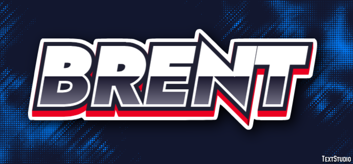 Brent Text Effect