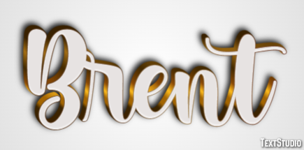 Brent Text Effect