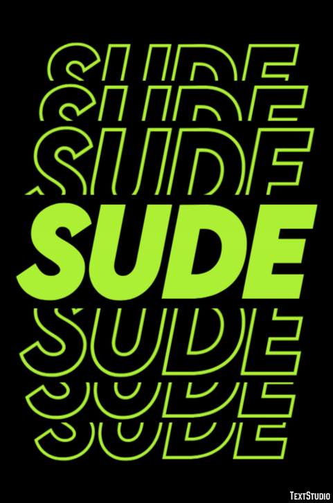 Sude Texteffekt