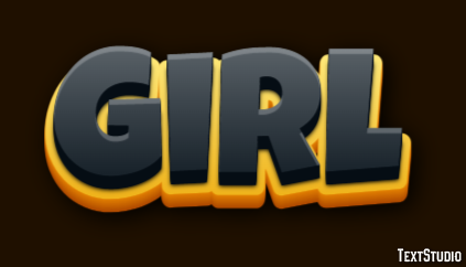 Girl Text Effect