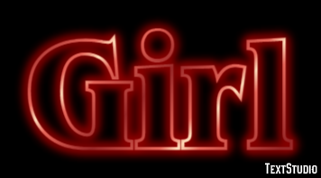 Girl Text Effect