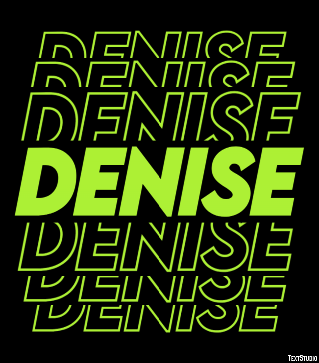 Denise Efekt tekstowy
