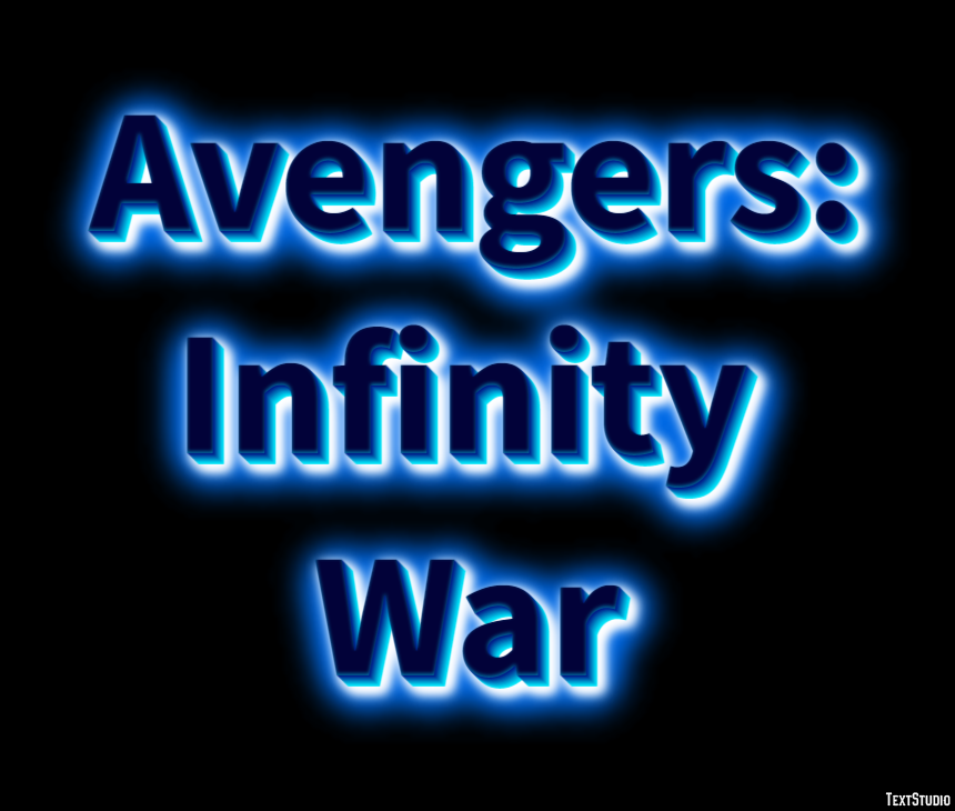 Avengers: Infinity War Text Effect