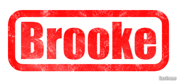 Brooke Text Effect