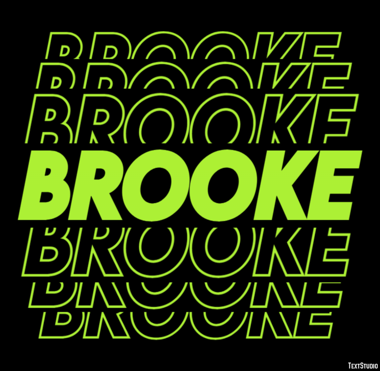 Brooke Efecto de Texto