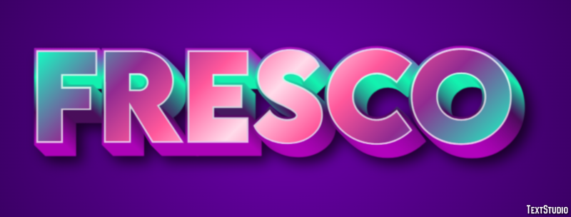 Fresco Effetto testo