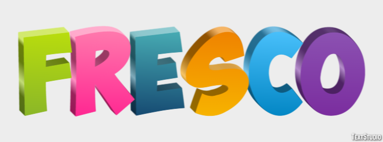 Fresco Effetto testo