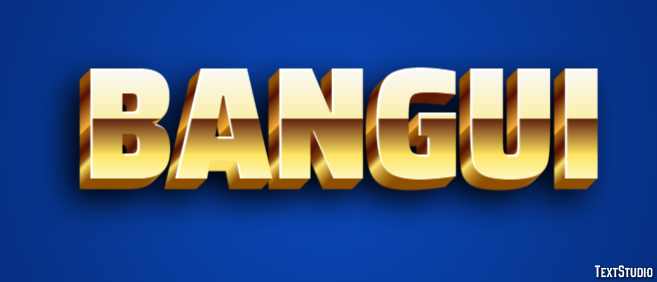 Bangui Texteffekt