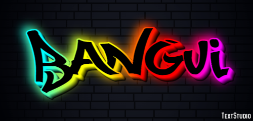 Bangui Texteffekt