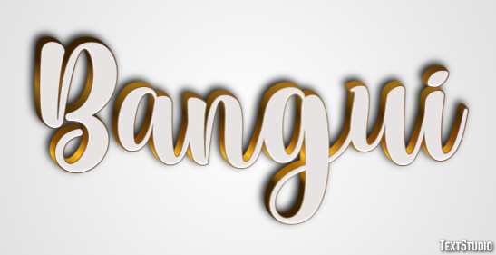 Bangui Texteffekt