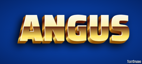 Angus Efecto de Texto