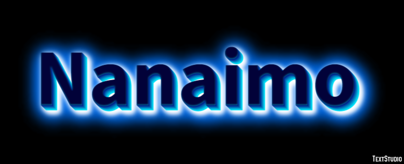 Nanaimo Texteffekt