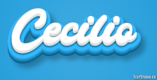 Cecilio Efecto de Texto