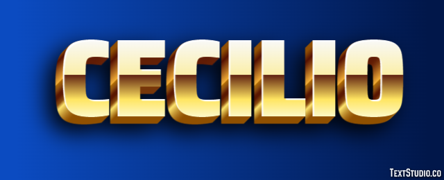 Cecilio Efecto de Texto