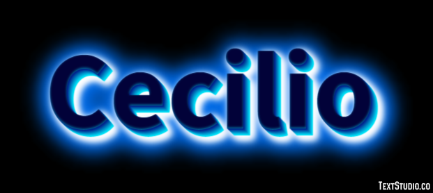 Cecilio Efecto de Texto