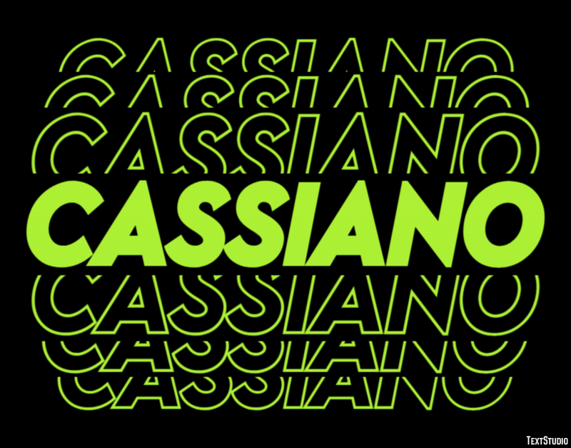 Cassiano Effetto testo