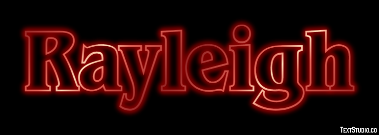 Rayleigh Effet de Texte