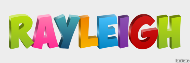 Rayleigh Effet de Texte