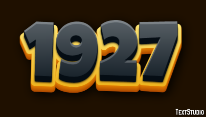 1927 Efekt tekstowy