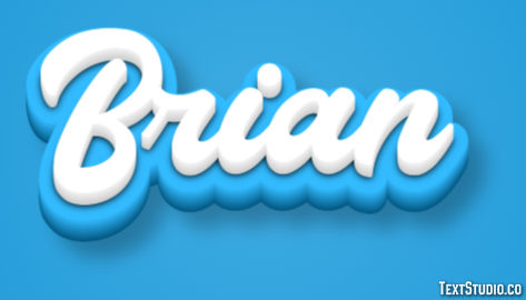 Brian Tekst Effect