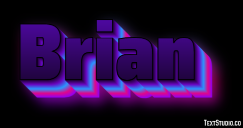 Brian Tekst Effect