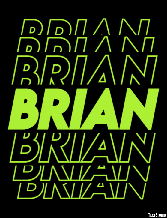 Brian Tekst Effect