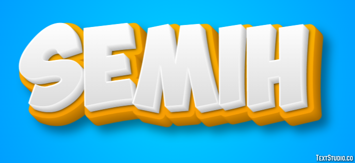 Semih Эффект текста
