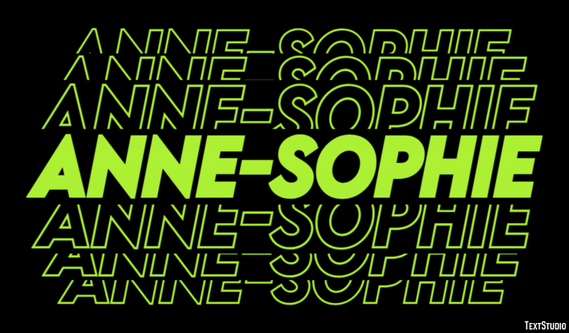Anne-Sophie Effet de texte