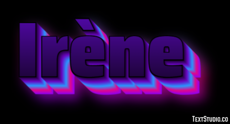 Irène Text Effect