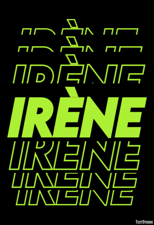 Irène Text Effect