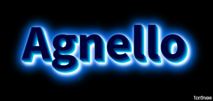 Agnello Efekt tekstowy