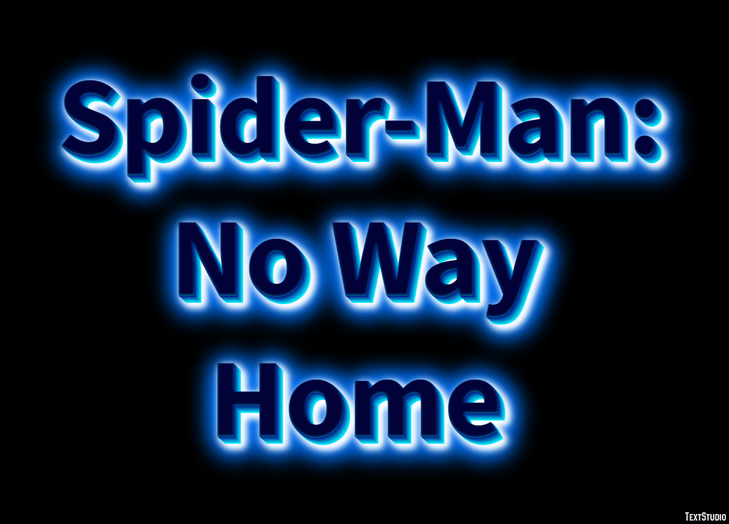 Spider-Man: No Way Home Text Effect