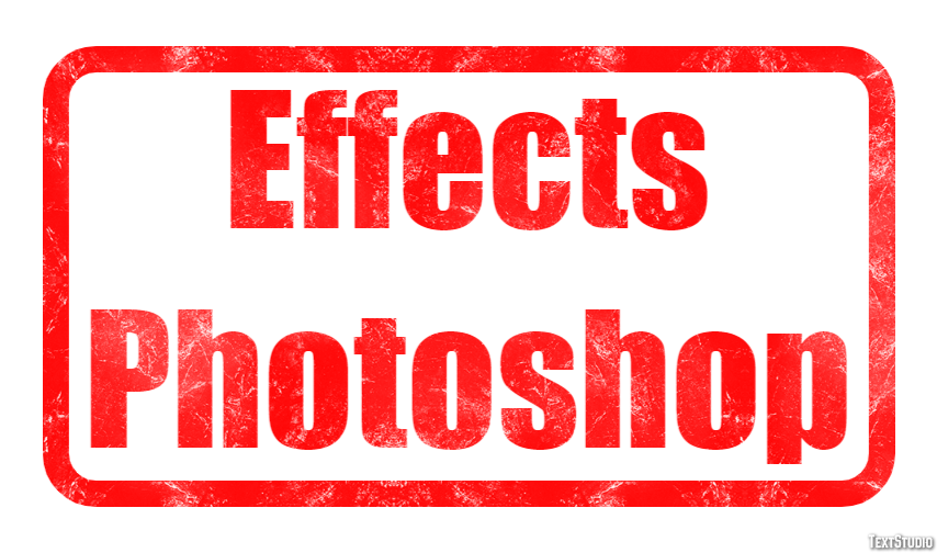 Effects Photoshop Effet de texte