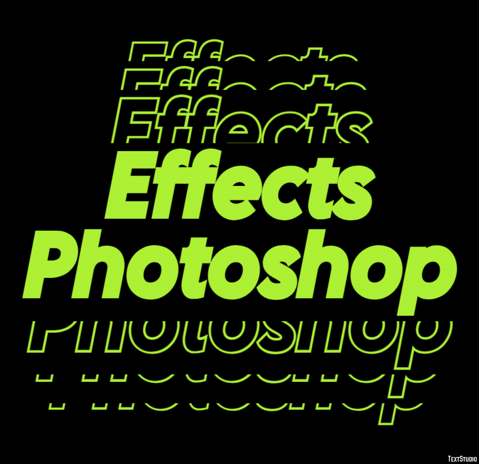 Effects Photoshop Text Effect