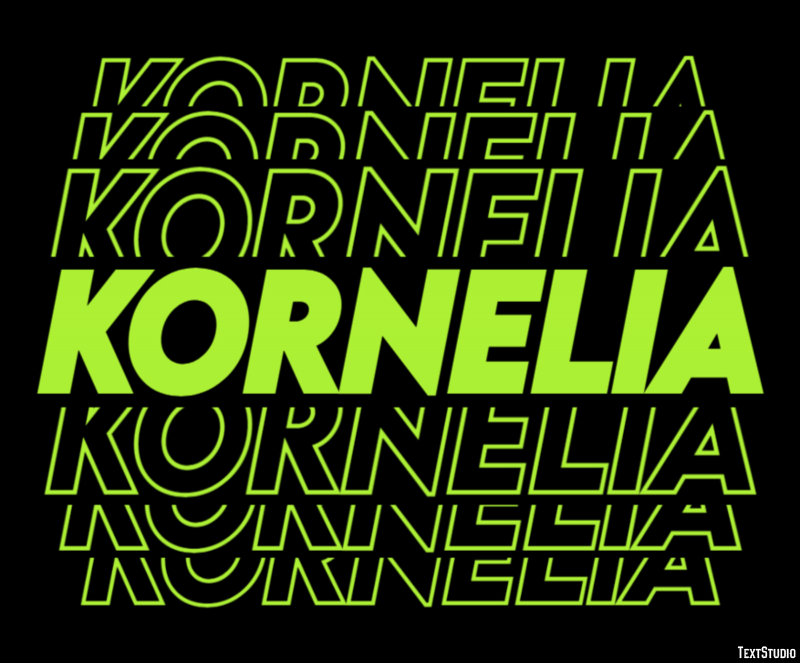 Kornelia Efekt tekstowy