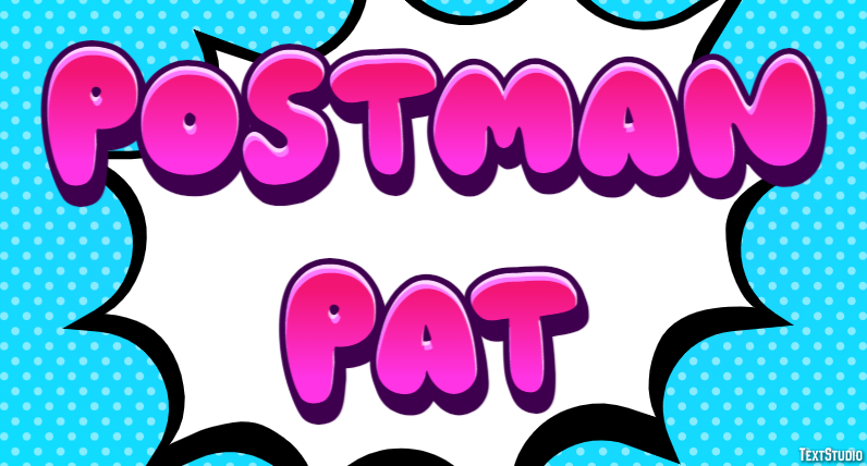 Postman Pat Effet de Texte