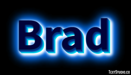 Brad Text Effect