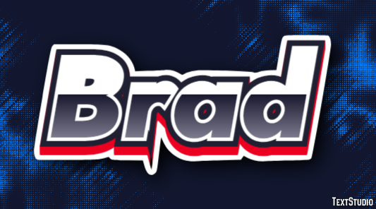 Brad Text Effect