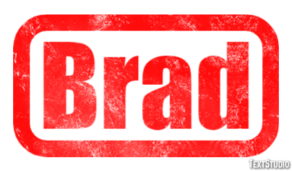 Brad Text Effect