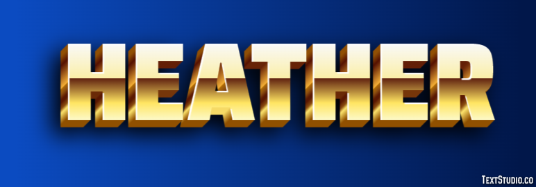 Heather Text Effect